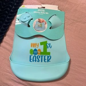 Silicon bib. First Easter!